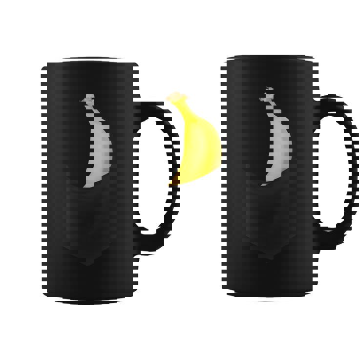 ポケットに入ったバナナフルーツ、胸に面白いバナナ。 コーヒーマグ