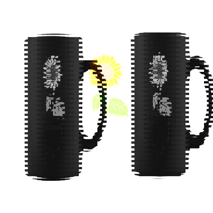 ポケットの中のひまわり ひまわり コーヒーマグ