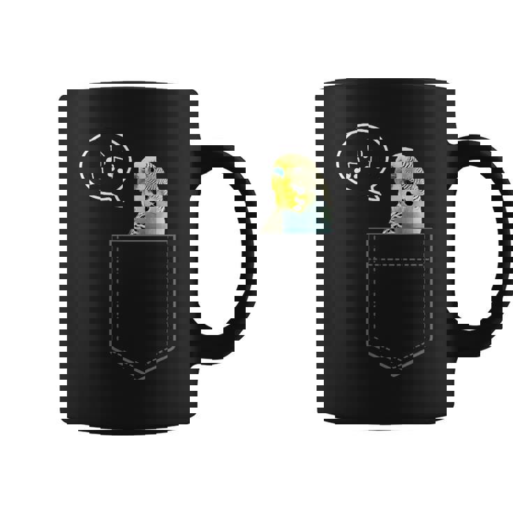 ポケットインコのセキセイインコ 面白くてかわいいセキセイインコ 鳥の飼い主 コーヒーマグ