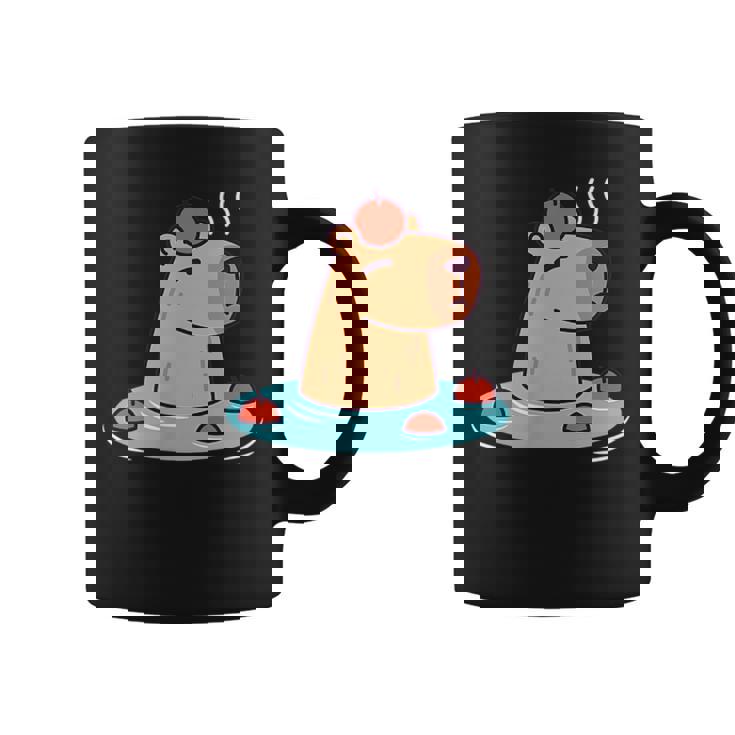 ポケットカピバラ 温泉に浸ける カピバラ コーヒーマグ