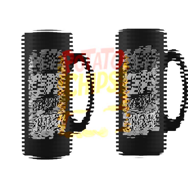 ポテトチップスは常に答えです スナック愛好家 ポテトチップス コーヒーマグ