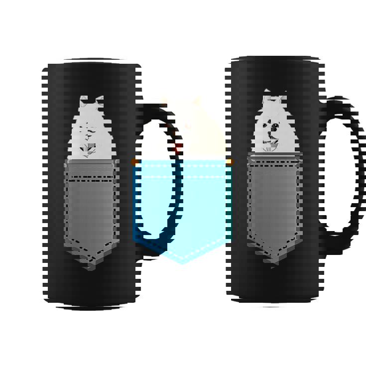 ポメラニアン 犬 胸ポケット ドイツ スピッツ コーヒーマグ