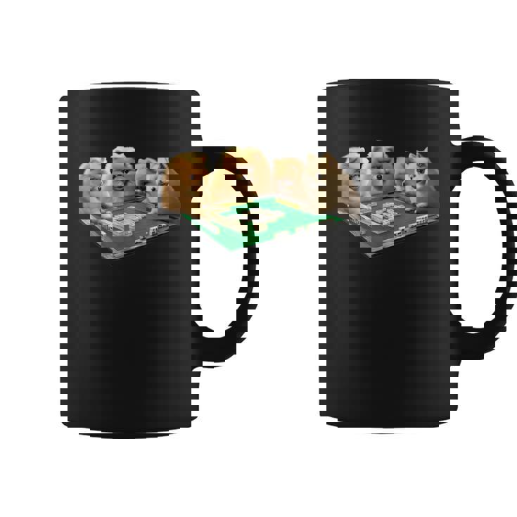 ポメラニアン 犬 麻雀 面白いtシャツ 文字入り メンズ おもしろ 面白い 服 おもしろグッズ ネタ 雀士 コーヒーマグ