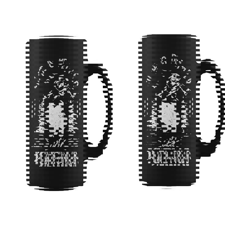 ポメラニアンライフベターママパパ犬 コーヒーマグ