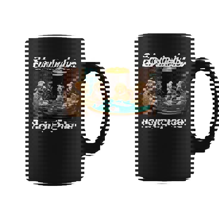 ポーカーをする犬 ラブラドゥードル オーストラリアの犬 ラブラドゥードル コーヒーマグ