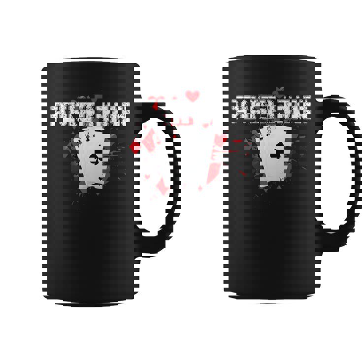 ポーカーマン、ポーカープレイヤー。 コーヒーマグ