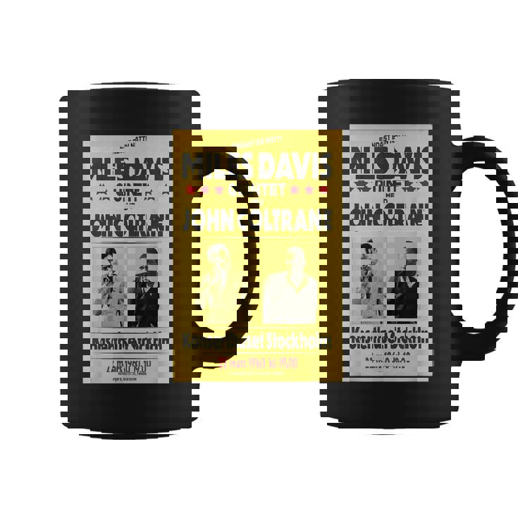 マイルス・デイビス・クインテットとジョン・コルトレーンストックホルム 1960 コーヒーマグ