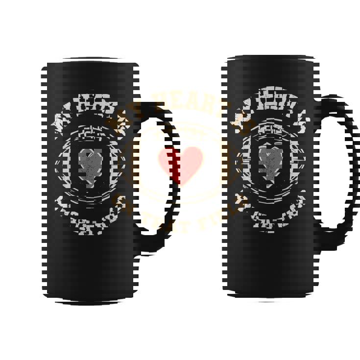 マイ・ハート・イズ・オン・ザッド・フィールド—ファニー・フットボール コーヒーマグ