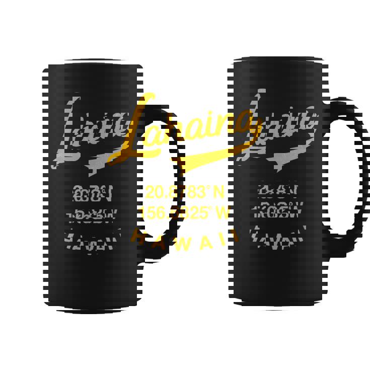 マウイ ラハイナ ハワイ レトロ ハワイアン コーヒーマグ