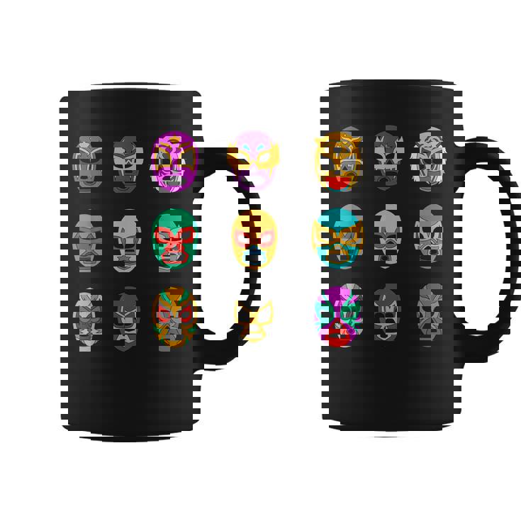 マスク・オブ・レジェンド レトロ・ルチャ・リブレ コーヒーマグ