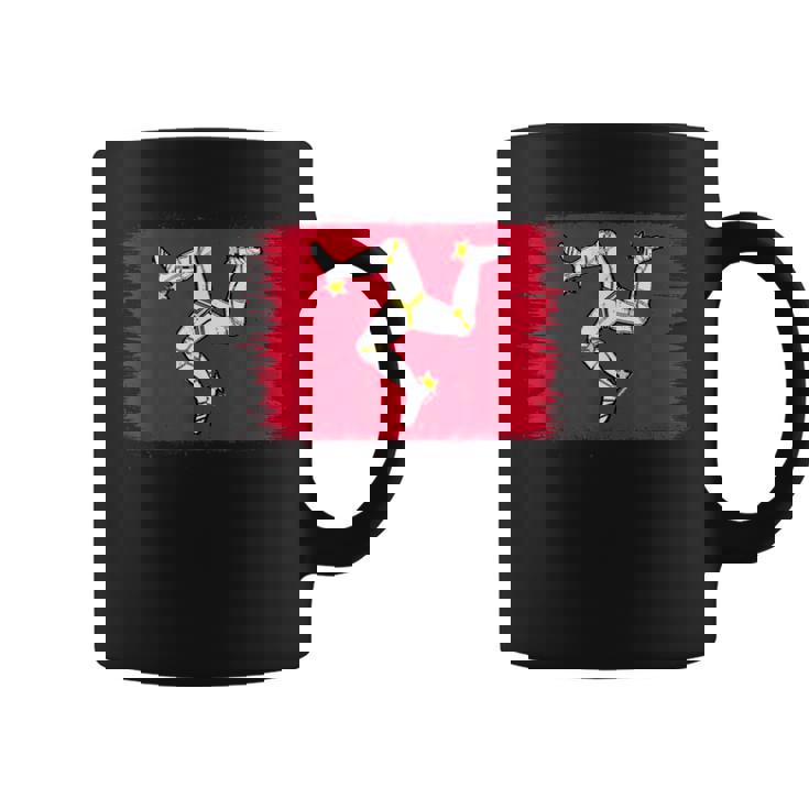 マン島の旗、マンクスの旗、トリスケリオン。ティンウォルドの日に。 コーヒーマグ