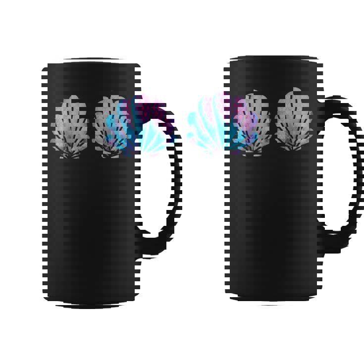 マーメイド貝殻シャツ 貝殻ビキニ 水着 ブラシャツ コーヒーマグ