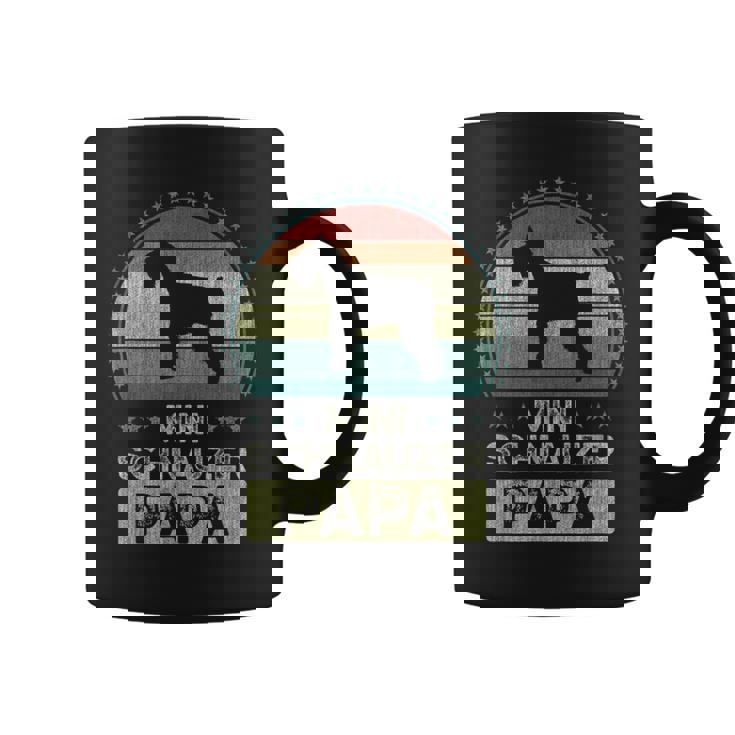 ミニチュアシュナウザー 父の日 ミニチュアシュナウザーパパ コーヒーマグ