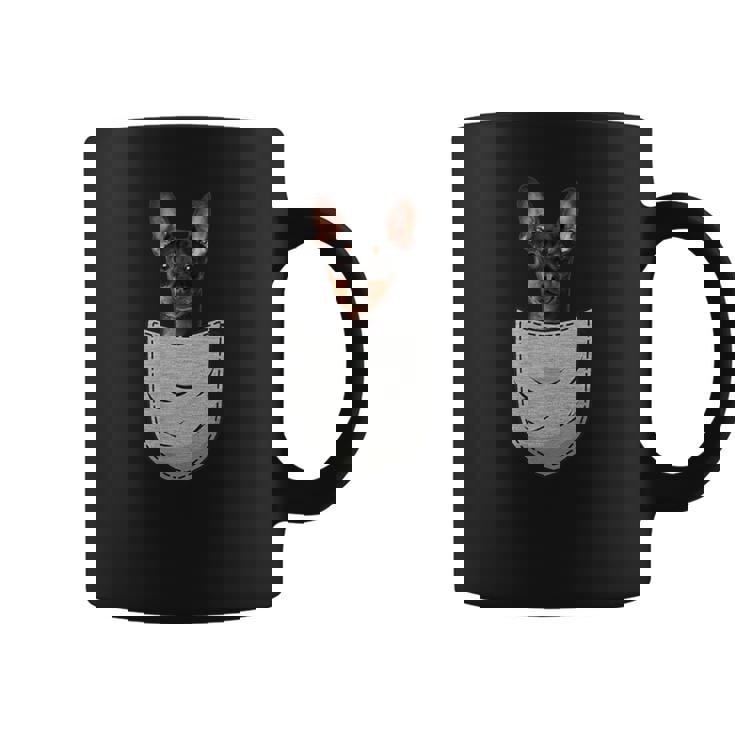 ミニチュア・ピンシャー 胸ポケット みんぴん コーヒーマグ