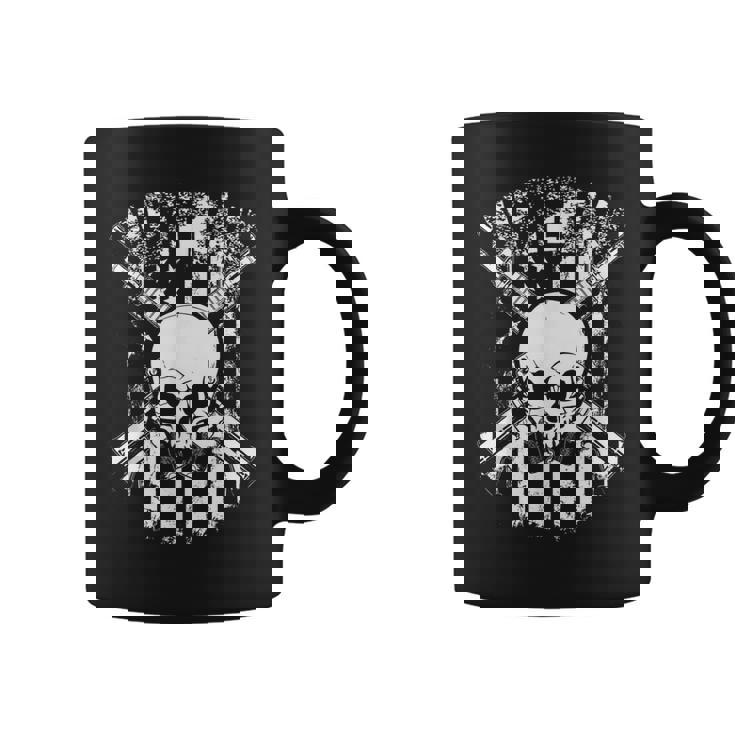 ミリタリー スカル シャツ メンズ コーヒーマグ