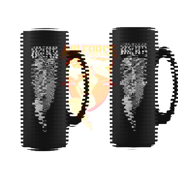 ミリタリーピンナップガール。 コーヒーマグ