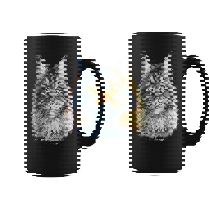 メインクーン 猫の肖像画 コーヒーマグ