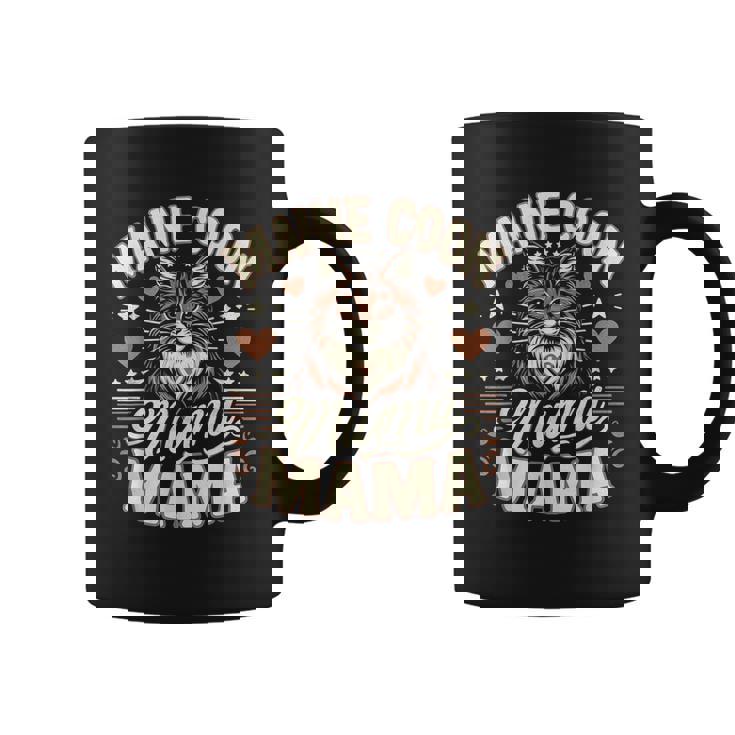 メインクーン猫種ペット-メインクーンママ コーヒーマグ