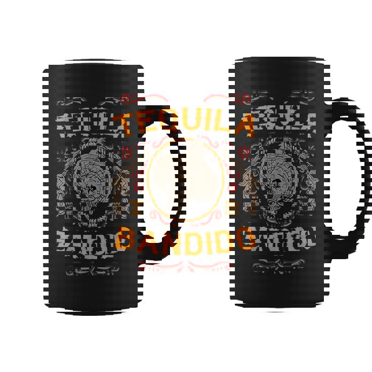 メキシカンスカル テキーラ バンディト クール スケルトン チャロ ギフトアイデア コーヒーマグ