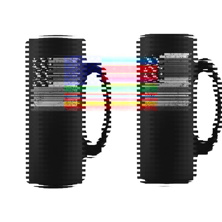 メキシコ アメリカ 国旗 アメリカ セラペ シンコ デ マヨ パーティー コーヒーマグ