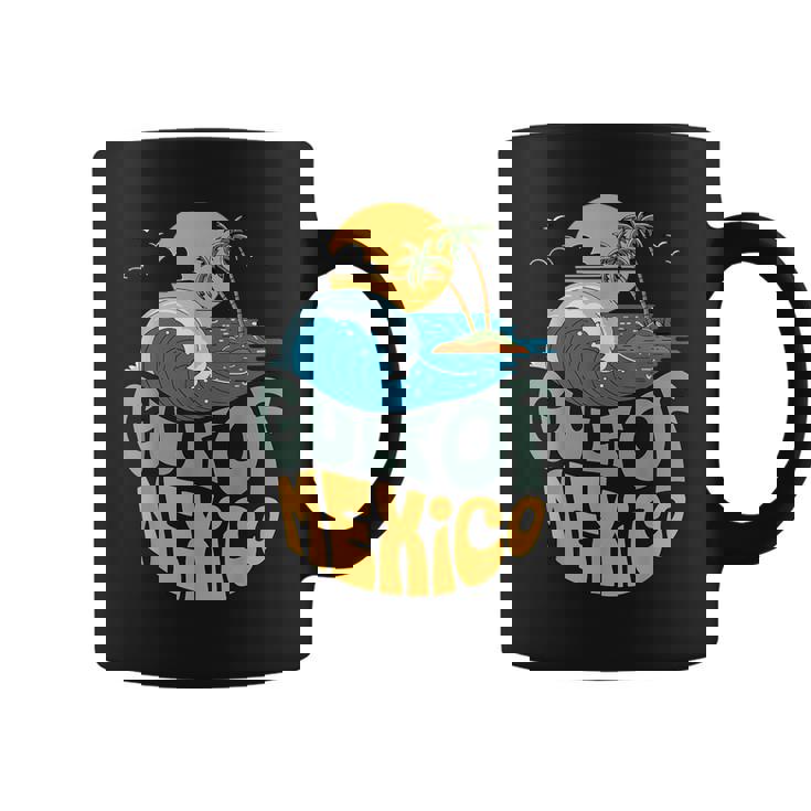 メキシコ湾 1550 レトロ ビーチ ゴルフォ・デ・メキシコ メンズ レディース コーヒーマグ