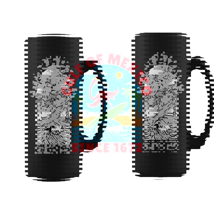 メキシコ湾 フラミンゴ メキシコ湾 1672年以来 コーヒーマグ