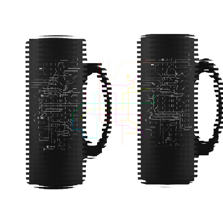 メトロ 大阪 全線 線路図 電車 地下鉄 コーヒーマグ