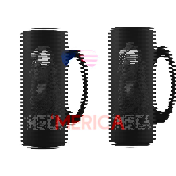 メリカ Englsh Cockerspaniel アメリカ国旗 7月4日 コーヒーマグ