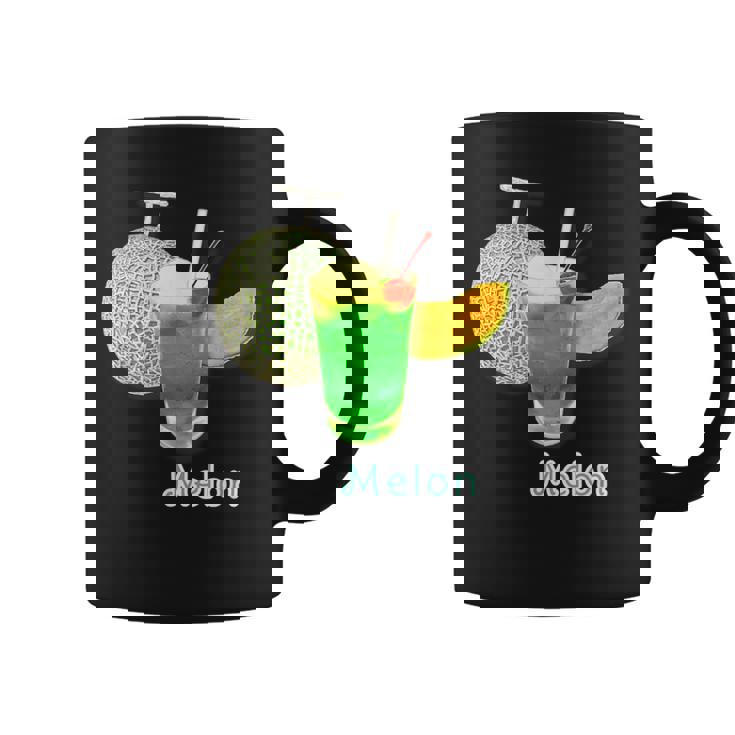 メロン 3 Melon メロンソーダ クリームソーダ カット 『デリシャス フルーツ』果物 リアル 面白い イラスト コーヒーマグ