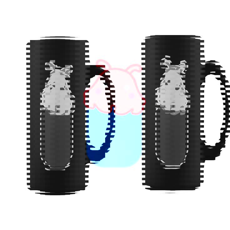 メンダコ（いん ざ ポケット）ワンポイント 胸【どうぶつフレンズ】ゆるくて かわいい 動物 グッズ イラスト 面白い コーヒーマグ