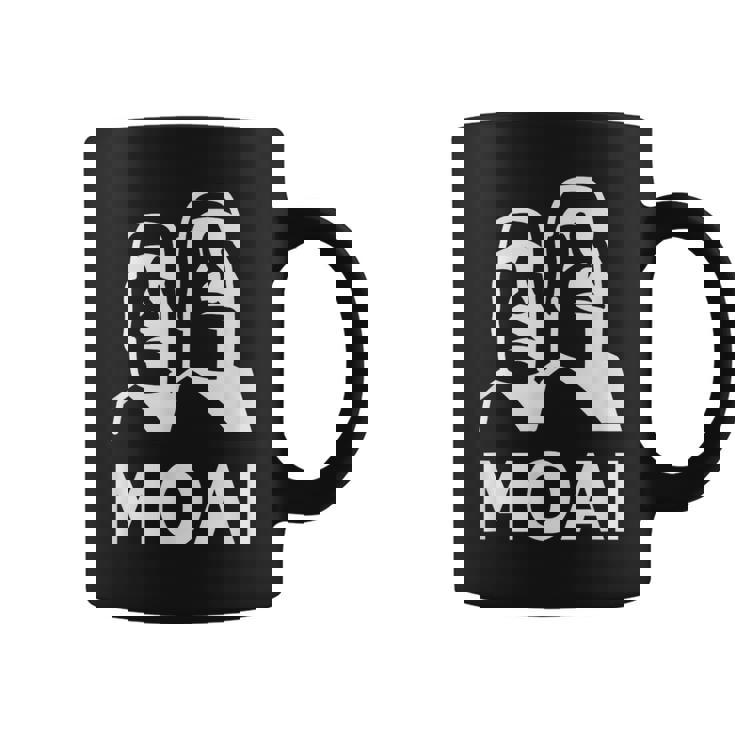 モアイ像 イースター島の頭 ポリネシア コーヒーマグ