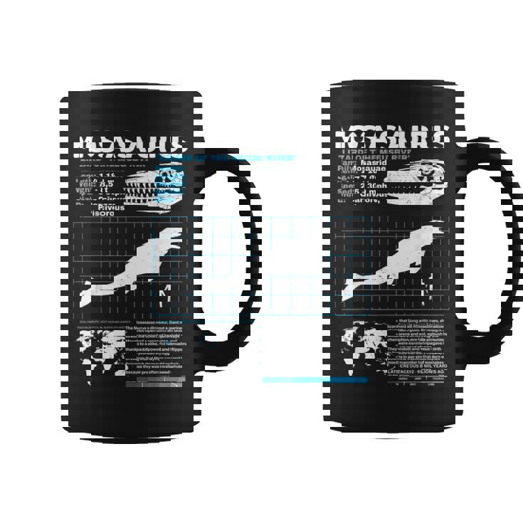 モササウルスファクトシート恐竜科学ファクトシート コーヒーマグ