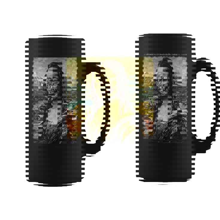 モナリザ ゾンビ ハロウィン 美術教師 モナリザ コーヒーマグ