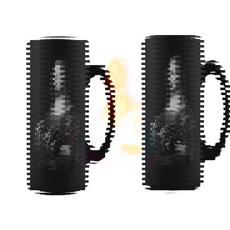 モナリザ 面白いtシャツ ジム 筋トレ ダイエット メンズ おもしろ 面白い 服 おもしろグッズ ネタ コーヒーマグ