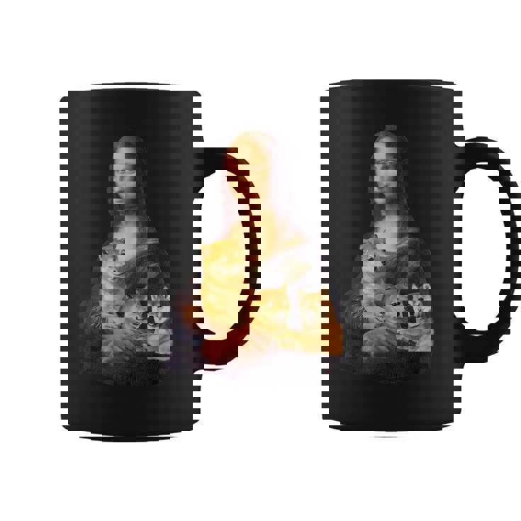 モナリザ 面白いtシャツ 柴犬 イヌ わんこ メンズ 犬好き グッズ かわいい おもしろ 面白い 服 ネタ コーヒーマグ