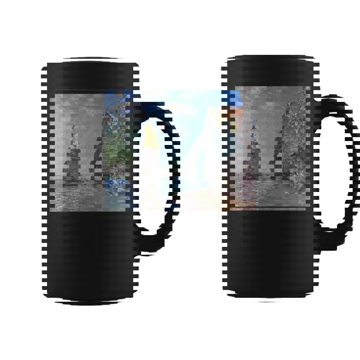 モネのエトルタの断崖 コーヒーマグ
