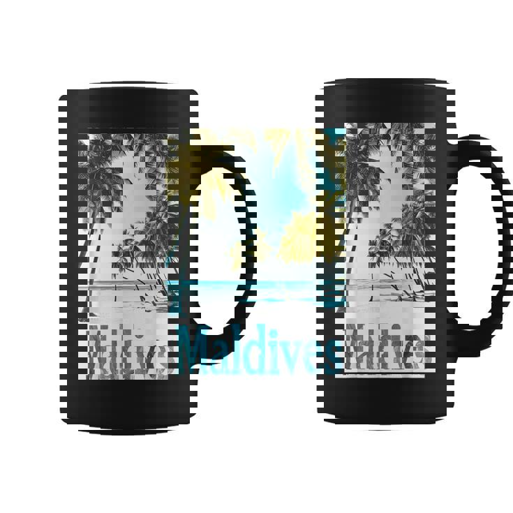 モルディブ島 ビーチ 熱帯風景 旅行 お土産 コーヒーマグ