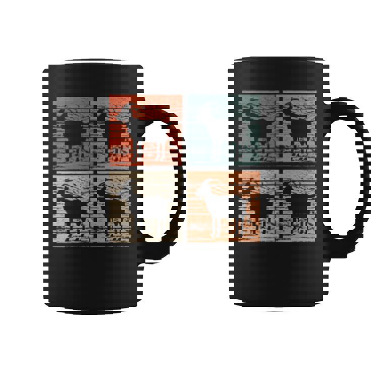 ヤギ レトロスタイル ヤギ好き ヤギ コーヒーマグ