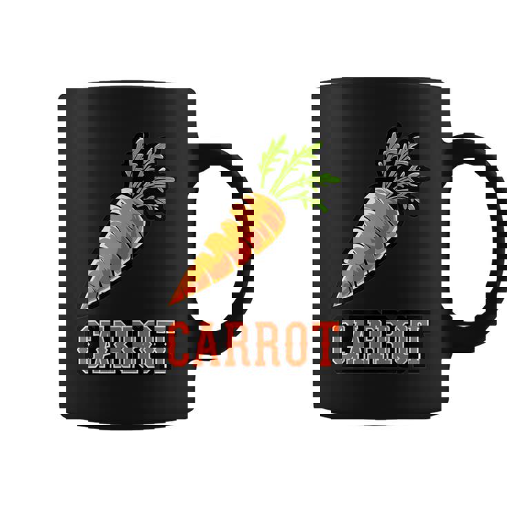 ユニークで楽しいニンジンデザインのグラフィック。 コーヒーマグ