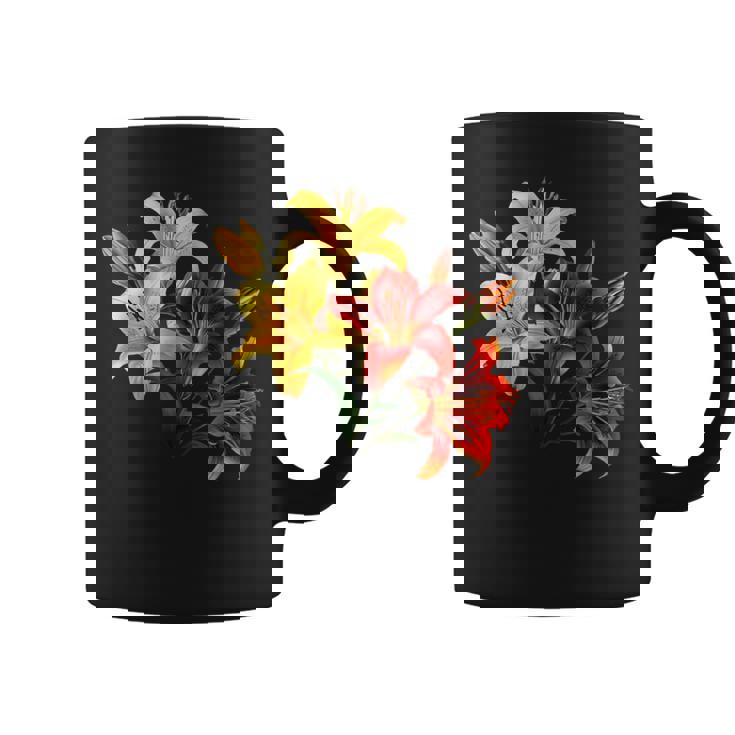 ユリの花 恋人の日 ユリ ホームフラワー ガーデンデザイン コーヒーマグ