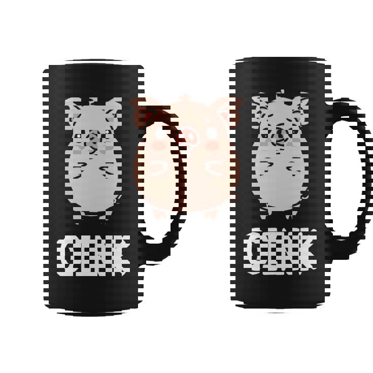 ユーモア豚 ミニマリスト かわいい 面白い豚 長袖tシャツ コーヒーマグ