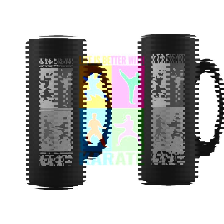 ライフ・イズ・ベター・格闘技と日本の戦闘空手 コーヒーマグ