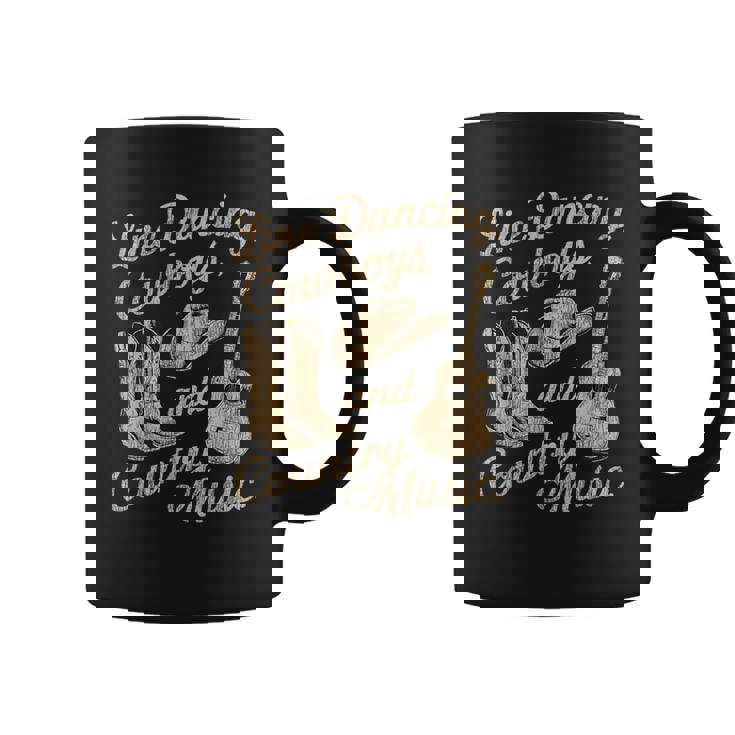 ラインダンス、カウボーイ、カントリーミュージック コーヒーマグ