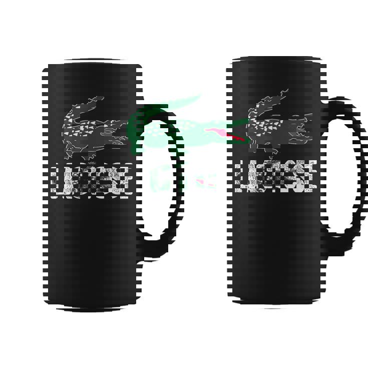 ラクトース-乳糖不耐症クロコダイルパロディtシャツ コーヒーマグ