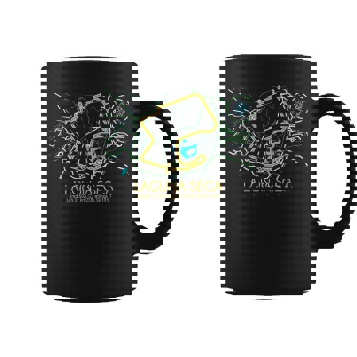 ラグナセカ サーキットマップデザイン コーヒーマグ