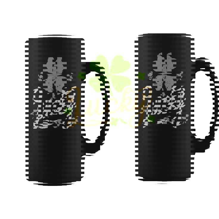 ラッキーシャムロック 四つ葉のクローバー 聖パトリックの日 コーヒーマグ