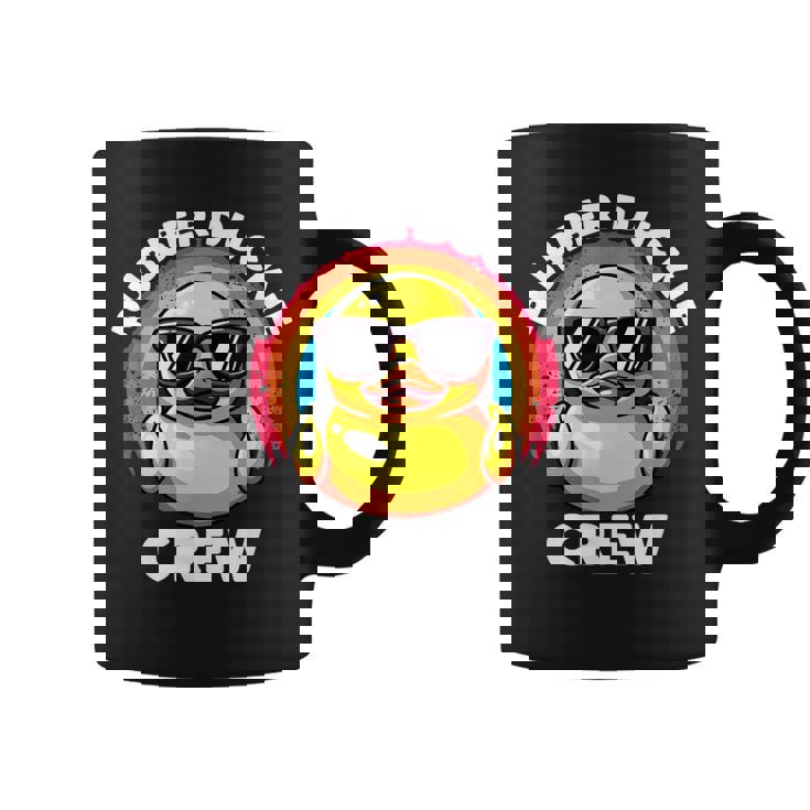 ラバーダッキークルーアイラブダックスラバーズファニーラバーダック コーヒーマグ