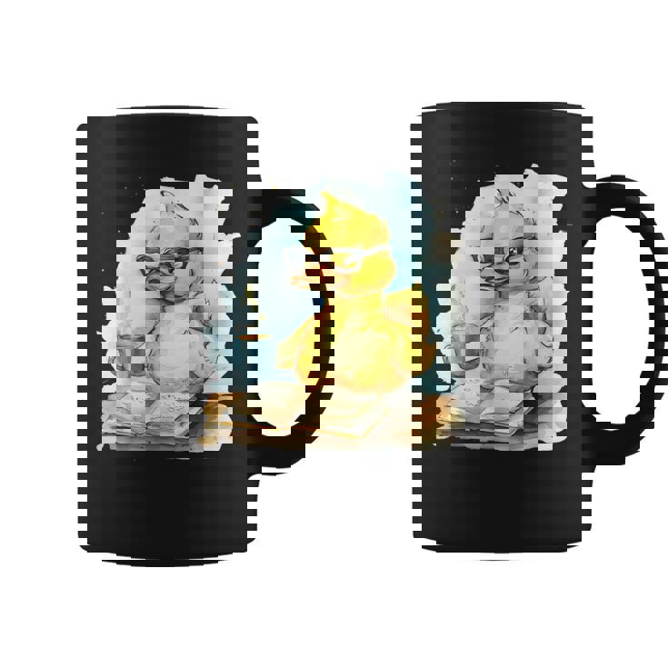 ラバーダックリーダー コーヒー愛好家 読書本 ラバーダッキー コーヒーマグ