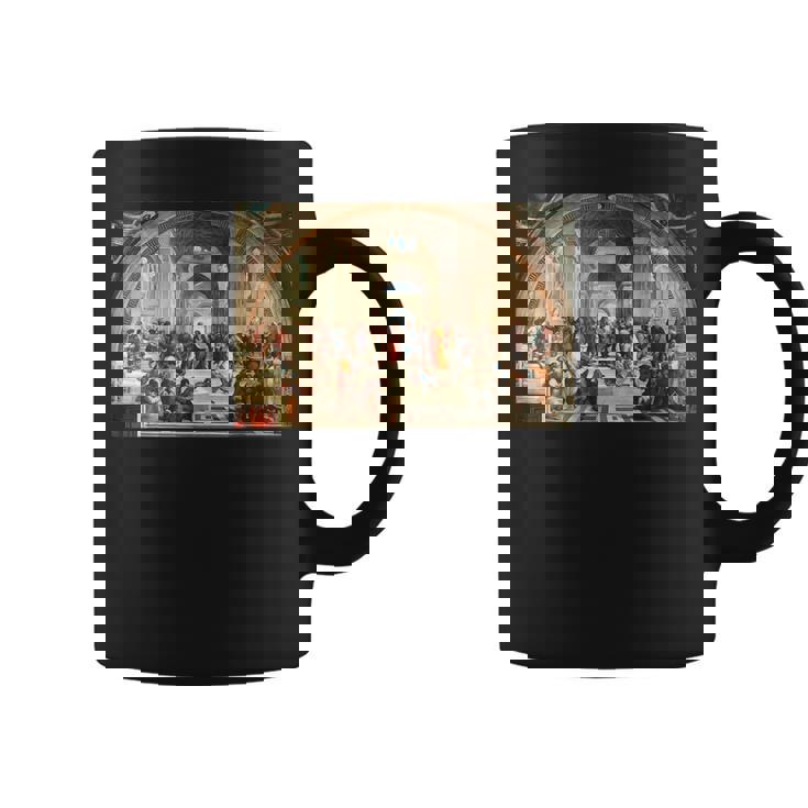 ラファエロ作「アテネの学堂」 コーヒーマグ