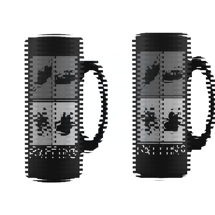 ラフティング シルエット 川 ラフト アウトドア ラフティング スポーツ コーヒーマグ